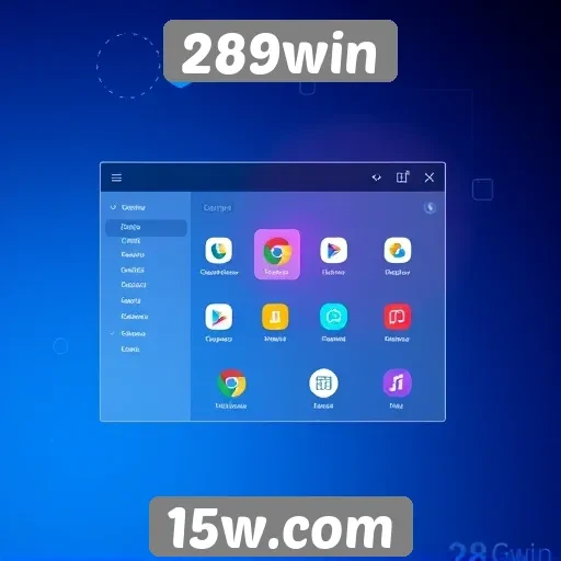 Exploração da interface do usuário no site 289win